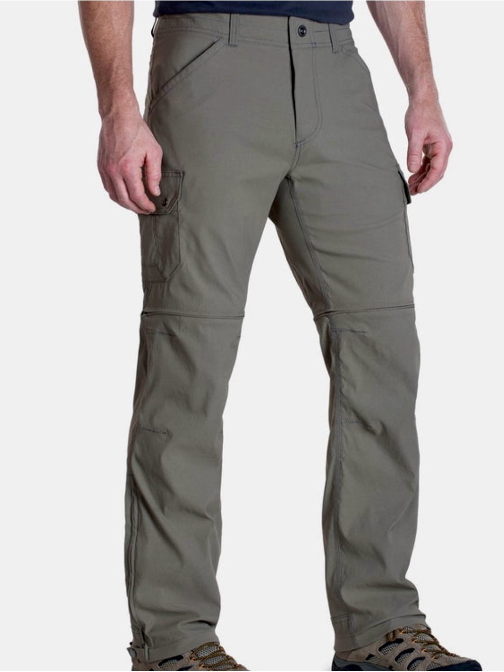 NWT Kuhl Renegade Convertible Stretch, color Khaki Size 32 x 30 Full fit